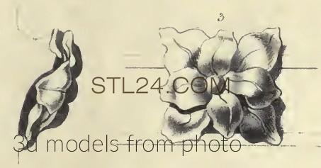 Розетки (ROSETTE_1508 -  | 3D model 3DSMAX / OBJ / STL) 3D модель для ЧПУ станка